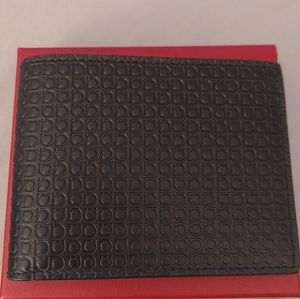 Salvatore Ferragamo Black Leather Wallet